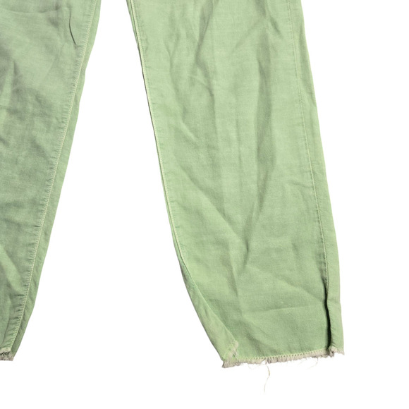 Mother The Shaker Chop Crop Pants in Wedge Green Size: 26 - Picture 2 of 12